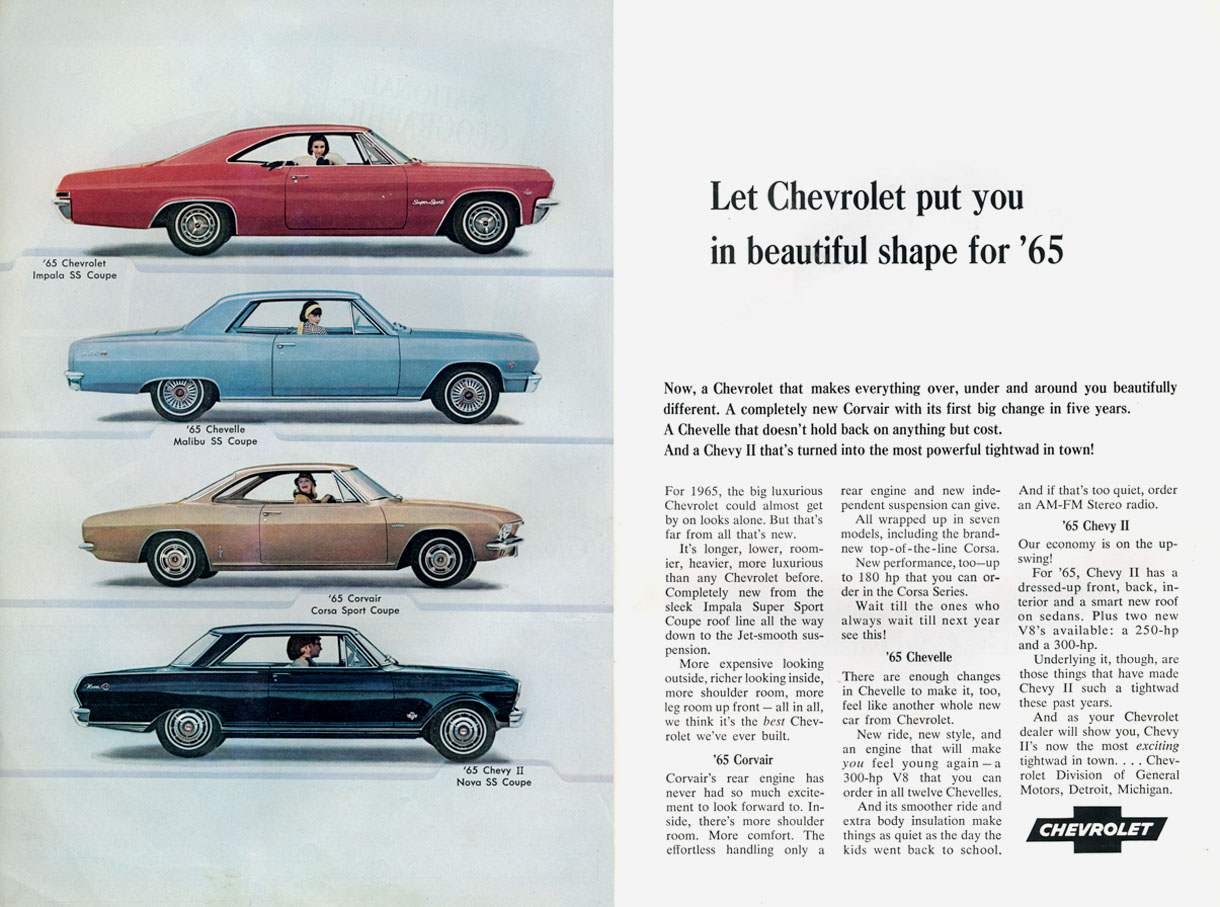 1965 Chevrolet Auto Advertising